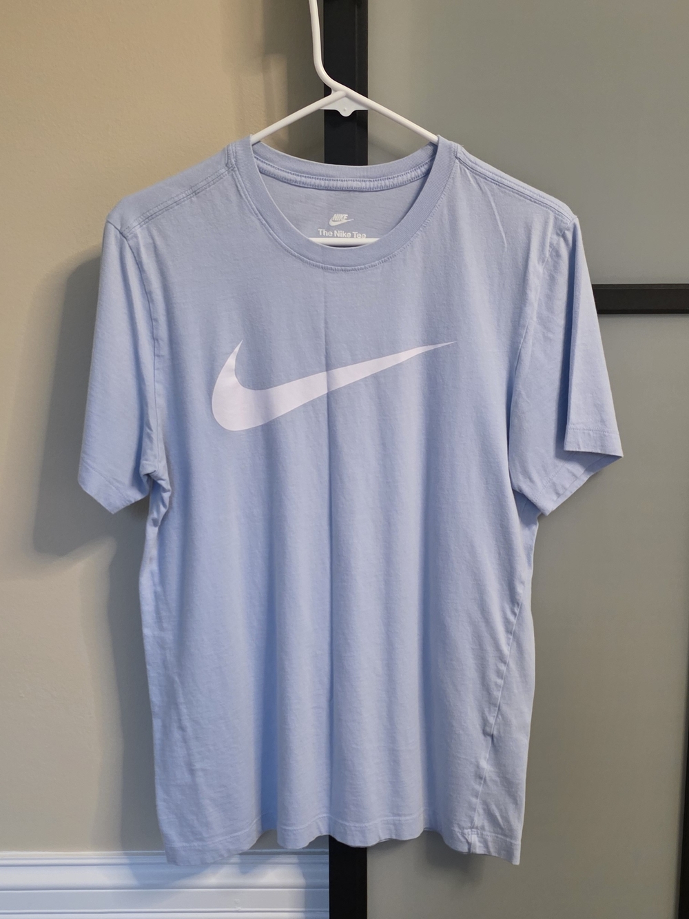 Nike Light Blue Short Sleeve Swoosh Tee